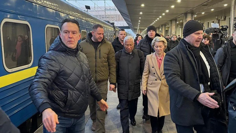 Фон дер Лайен и Антонио Коща пристигнаха в Киев (ВИДЕО) | StandartNews.com