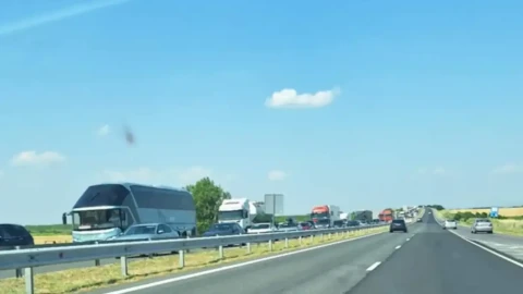 Историческо задръстване на "Тракия". 40 километра ад