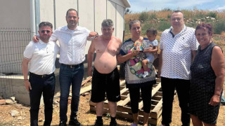ДПС-Ново начало помага за новите къщи на семейства, пострадали от пожари