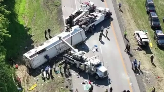 Страшно меле с пътнически автобус в Ню Йорк.  Има загинали