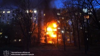Руска атака подпали Киев и Запорожието. Има ранени и големи щети