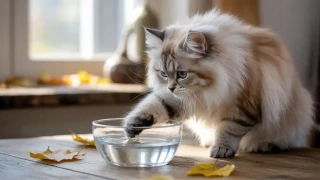 Защо котките бъркат с лапа във водата? 7 причини за странния навик